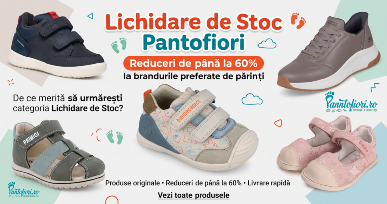 Lichidare Incaltaminte Copii | Reduceri de pana la 60% | Pantofiori