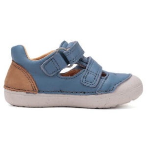Pantofi decupati copii baieti din piele DD Step, Albastru – H066-61530B