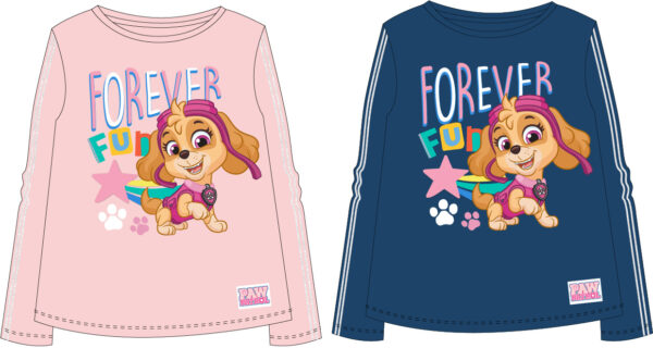 Bluza maneca lunga pentru fete cu personaj Paw Patrol – 52 02 2060