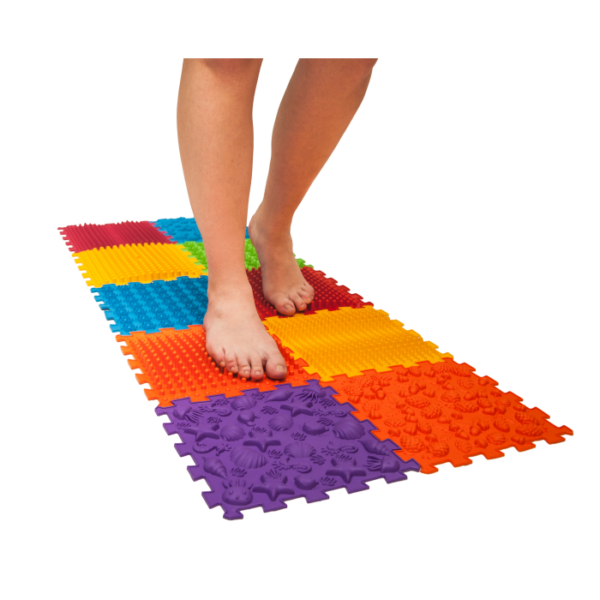Covoras ortopedic de masaj pentru reabilitare „Ortek Mix” 10 elemente Rigid Covoras ortopedic de masaj pentru reabilitare „Ortek Mix” 10 elemente Rigid