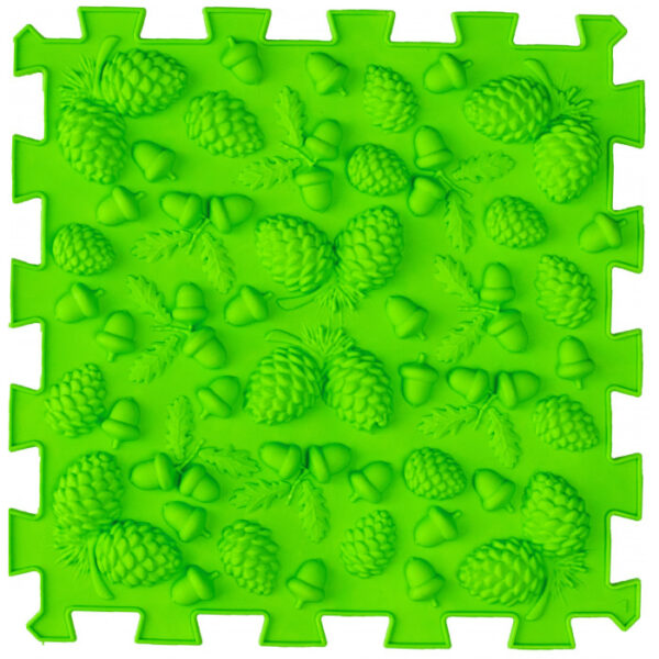 Covoras ortopedic pentru masaj Puzzle „Mix” 9 elemente