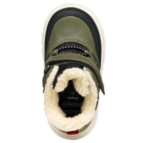 Ghete copii baieti din material sintetic Impermeabile Geox, Verde – B365BC_0ME22_C0450