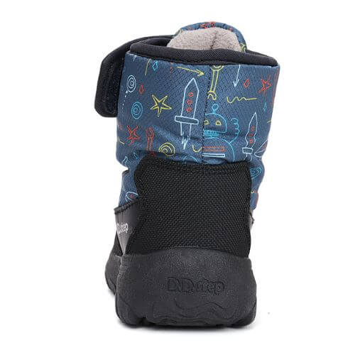 Ghete copii baieti impermeabile si imblanite DD Step, Albastru – P081-52502A