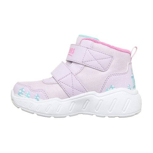 Ghete copii fete din material sintetic, imblanite, Skechers, Roz – 303163N-LVMT