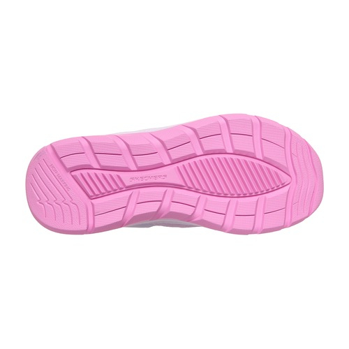 Ghete copii fete din material sintetic, imblanite, Skechers, Roz Lila – 303490L-PMLT