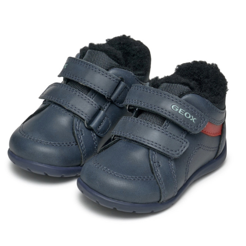 Ghete copii baieti imblanite Geox, Negru – B461PA_000ME_C0735