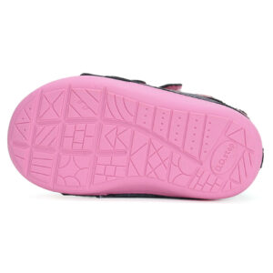 Ghete copii fete din piele imblanite DD Step, Albastru – W066-42268