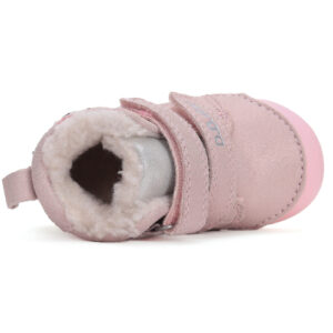 Ghete copii fete din piele imblanite DD Step, Roz – W066-42268A