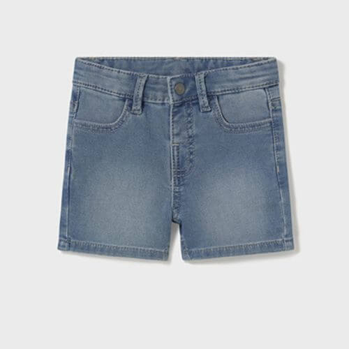 Pantaloni scurti din bumbac pentru baieti Mayoral, Albastru – 1246-021