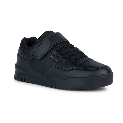 Pantofi baieti din piele Geox Perth, Negru – J367RE_0FE8V_C9999