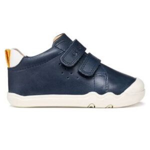 Pantofi copii baieti Barefoot din piele Geox, Albastru – B465WA-000CL-C4211