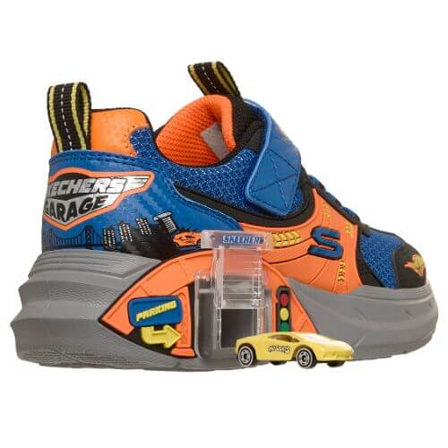 Pantofi copii baieti Skechers Garage, Albastru – 402150-BBOR