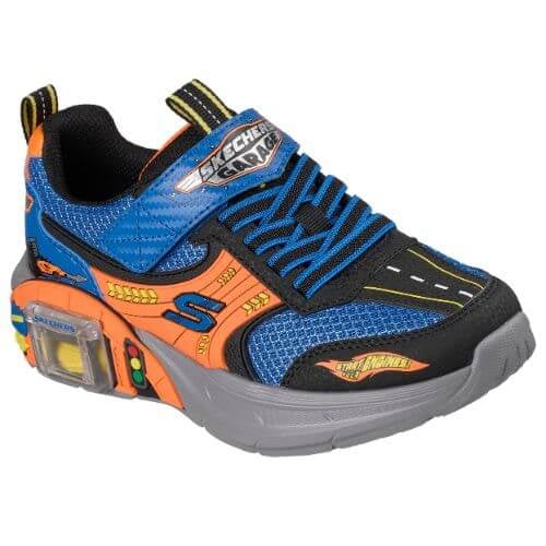 Pantofi copii baieti Skechers Garage, Albastru – 402150-BBOR
