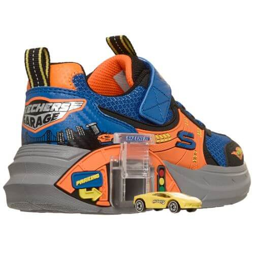 Pantofi copii baieti Skechers Garage, Albastru – 402150-BBOR