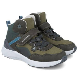 Pantofi copii baieti din piele Biomecanics, Verde – 251278-B801