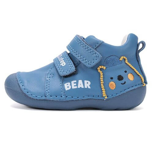Pantofi copii baieti din piele DD Step, Albastru – S015-61472A