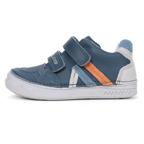 Pantofi copii baieti din piele DD Step, Albastru – S040-61252A