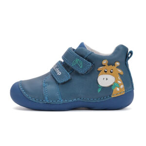 Pantofi copii baieti din piele DD Step, Albastru – S015-52874A