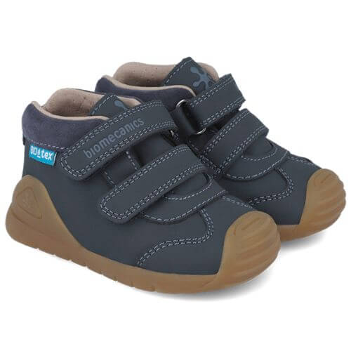 Pantofi copii baieti din piele impermeabili Biomecanics, model inalt, Albastru – 251134-A089 Pantofi copii baieti din piele impermeabili Biomecanics, model inalt, Albastru – 251134-A089