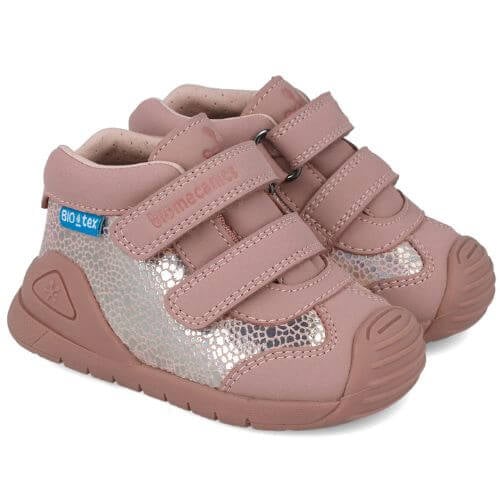 Pantofi copii fete din piele impermeabili Biomecanics, model inalt, Roz – 251134-D032 Pantofi copii fete din piele impermeabili Biomecanics, model inalt, Roz – 251134-D032