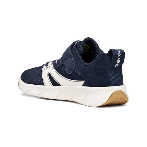 Pantofi copii baieti din piele Suede Geox, Albastru – J66PDA_022BC_C4P1Z