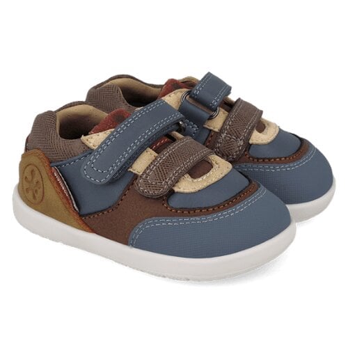 Pantofi copii baieți din piele, Multicolor, Biomecanics – 261151-C556