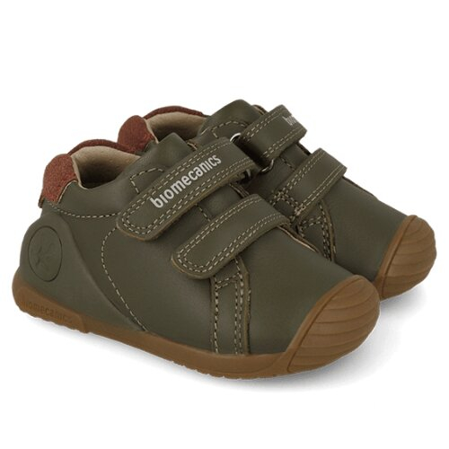 Pantofi copii baieti din piele, Verde, Biomecanics – 261120-B788