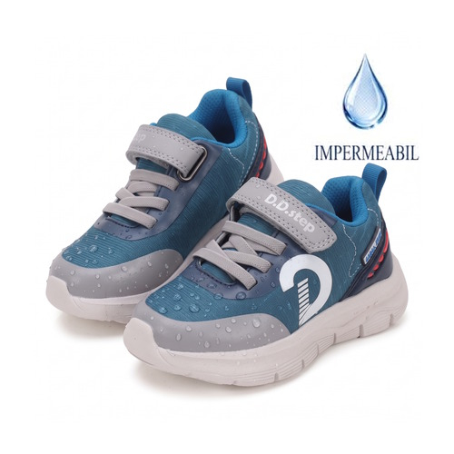 Pantofi copii baieti din textil DD Step, Albastru – P092-51815A Pantofi copii baieti din textil DD Step, Albastru – P092-51815A