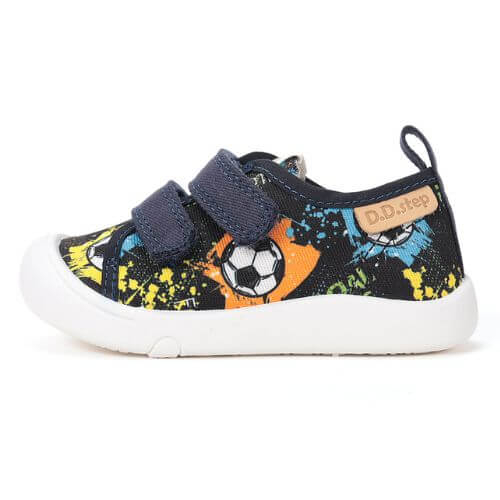 Pantofi copii baieti din textil DD Step, Albastru – C100-61415 Pantofi copii baieti din textil DD Step, Albastru – C100-61415