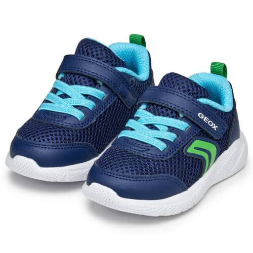 Pantofi copii baieti din textil Geox, Albastru – B454UC_01454_CF43U