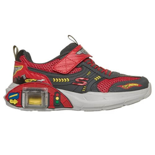 Pantofi copii baieti Skechers Garage, Rosu – 402150-RDCC