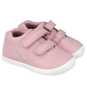 Pantofi copii fete calapod lat din piele Biomecanics, Roz – 241160-G032