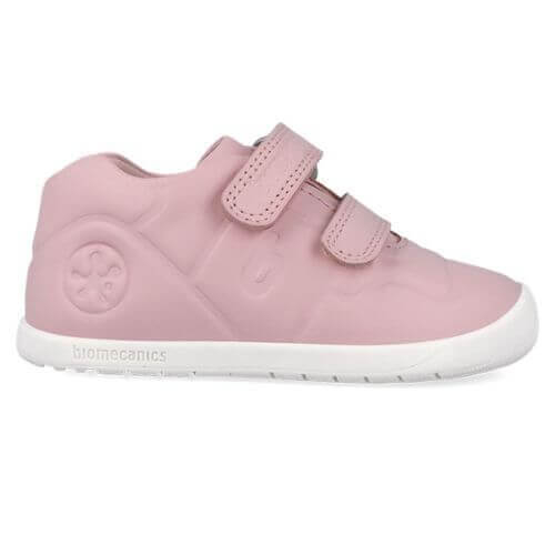 Pantofi copii fete calapod lat din piele Biomecanics, Roz – 241160-G032
