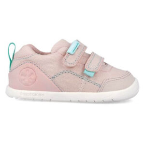 Pantofi copii fete calapod lat din textil Biomecanics, Roz – 262190-E032