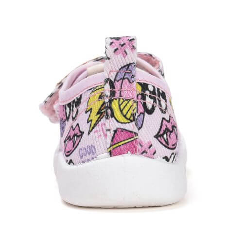 Pantofi copii fete din canvas DD Step, Roz – C100-52850