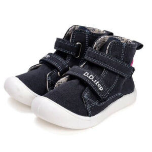 Pantofi copii fete din canvas DD Step, Albastru – C100-52503A