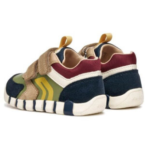 Pantofi copii baieti din piele naturala Geox, Verde – B3555D_05422_CF4E3