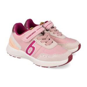 Pantofi copii fete din piele Biomecanics, Roz- 261275-C032