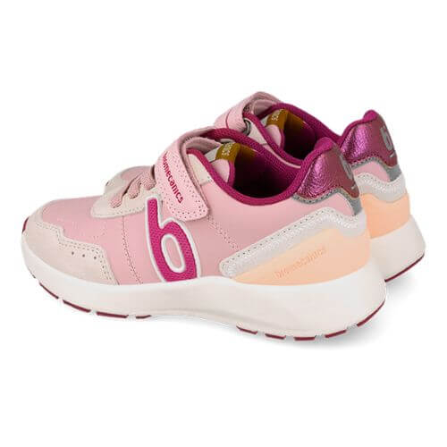 Pantofi copii fete din piele Biomecanics, Roz- 261275-C032