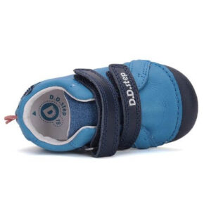Pantofi copii baieti din piele DD Step, Albastru – S015-51832B