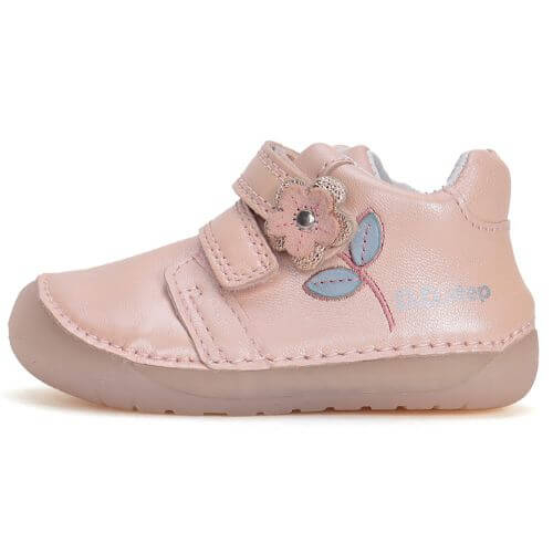 Pantofi copii fete din piele DD Step, Roz – S070-51171