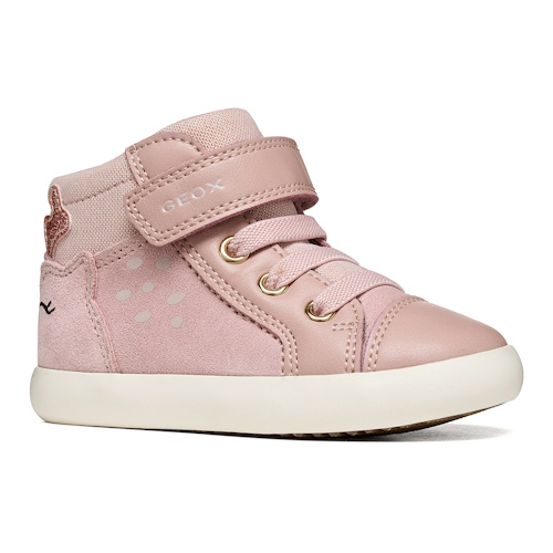 Pantofi copii fete din piele Geox Gisli Roz – B661MA_022BC_C8014
