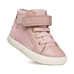 Pantofi copii fete din piele Geox Gisli Roz – B661MA_022BC_C8014