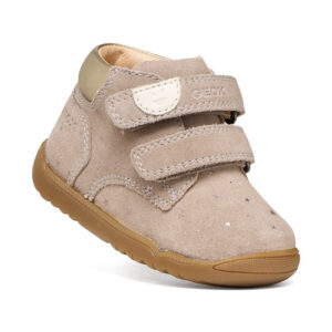 Pantofi copii fete din piele Geox Macchia, Bej – B164PC_0BSNF_C5005