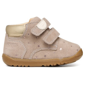Pantofi copii fete din piele Geox Macchia, Bej – B164PC_0BSNF_C5005