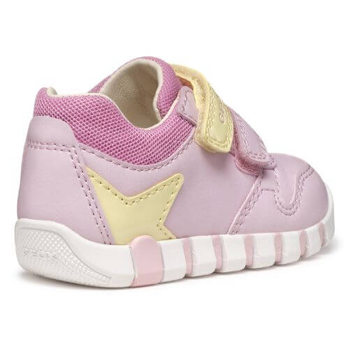 Pantofi copii fete din material sintetic Geox, Roz – B5558A_05402_CE82M
