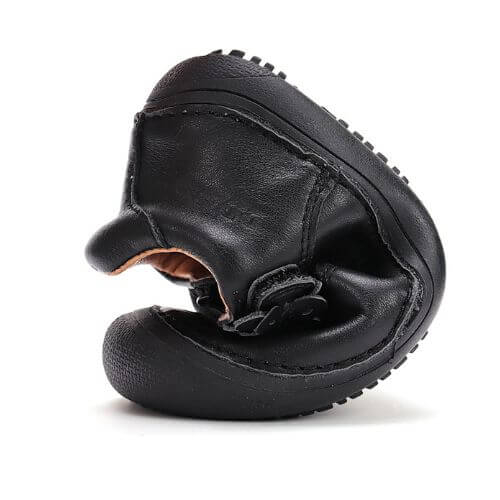 Pantofi copii fete din piele, Negru – H063-52822A