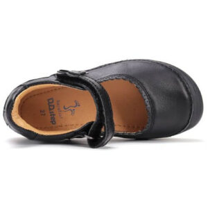 Pantofi copii fete din piele, Negru – H063-52822A