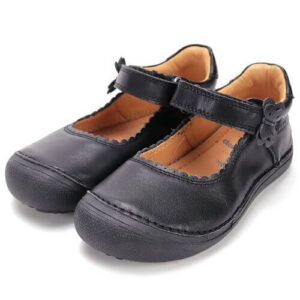 Pantofi copii fete din piele, Negru – H063-52822A