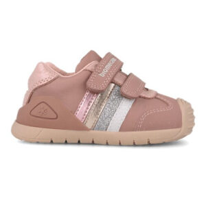 Pantofi copii Fete din piele, Roz Prafuit, Biomecanics – 261131-D159